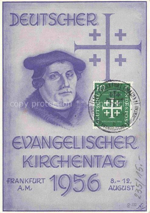 FRANKFURT AM MAIN Deutscher Evangelischer Kirchentag Luther