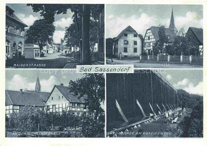 Bad Sassendorf Soest NRW Kaiserstrasse Bismarckstrasse An der Wilhelmstrasse Pro