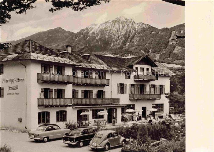 Nonn Bad Reichenhall Oberbayern Alpenhof Graue Katz Gaststaette Pension