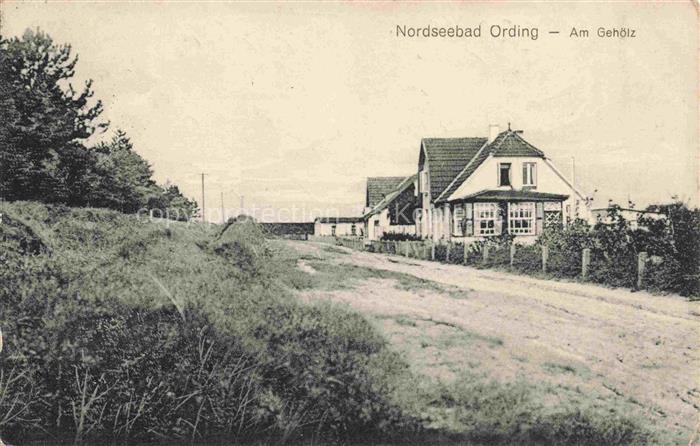 Ording Bad St Peter-Ording Nordfriesland Am Gehoelz Feldpost