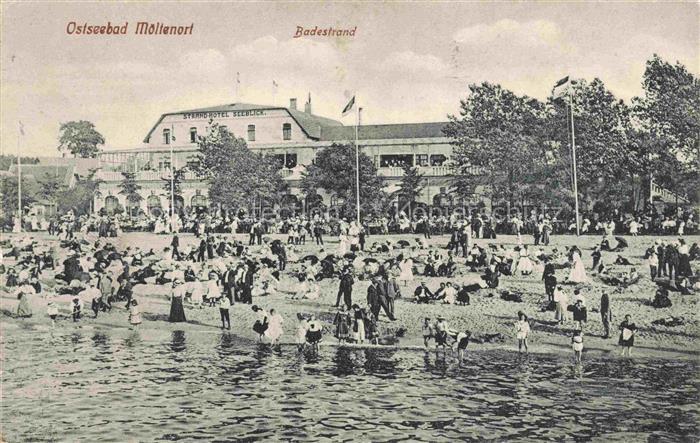 Moeltenort Heikendorf Schleswig-Holstein Badestrand Feldpost