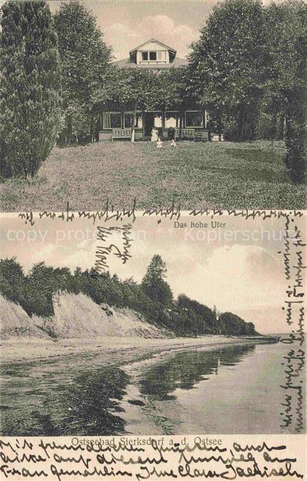Sierksdorf Ostseebad Schleswig-Holstein Ferienhaus Das hohe Ufer Strand Feldpost