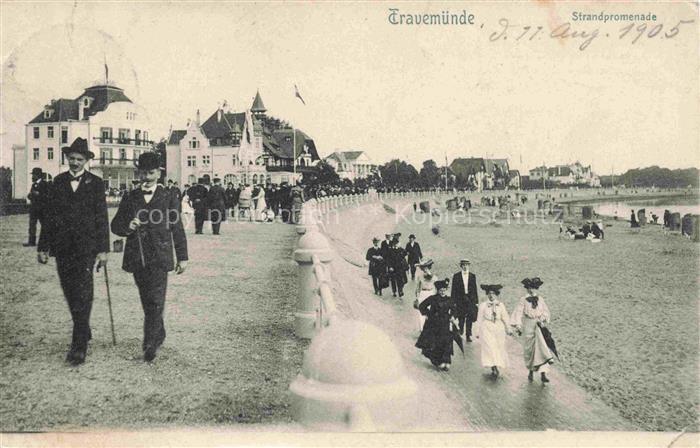 TRAVEMueNDE Ostseebad Strandpromenade