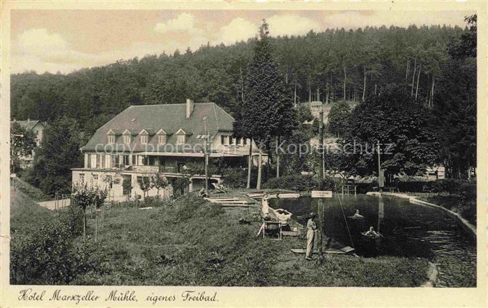 Marxzell Karlsruhe BW Gasthaus Pension Marxzeller Muehle im Albtal Freibad