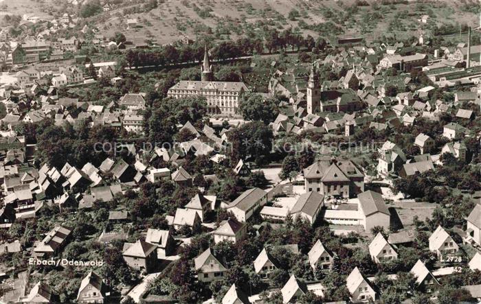 Erbach  Odenwald Hessen Fliegeraufnahme