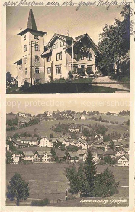 Nadenberg Allgaeu Lindenberg Bayern Restauration Teilansicht