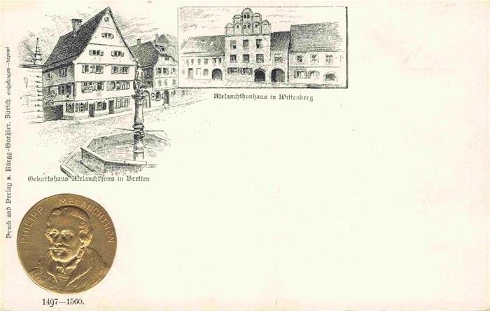 Bretten  Baden Geburtshaus Melanchthons Melanchthonhaus in Wittenberg Muenze