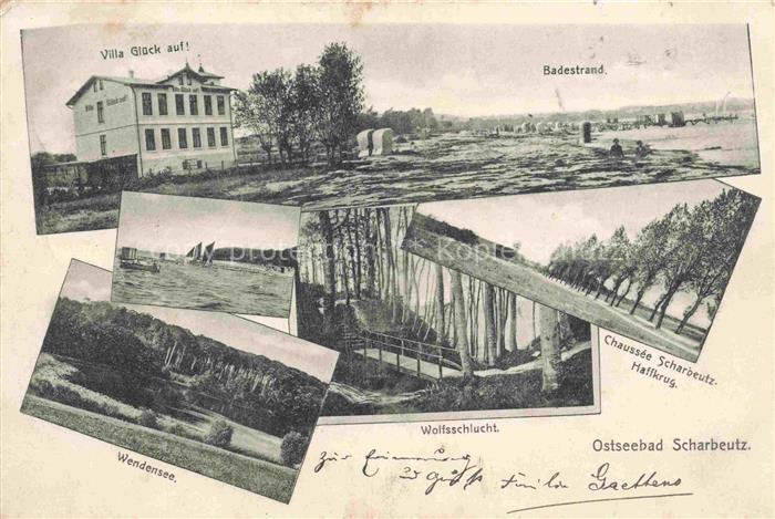 SCHARBEUTZ Ostseebad Villa Glueck auf Badestrand Wendensee Wolfsschlucht Chaussé