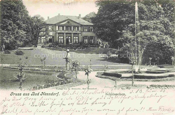 Bad Nenndorf Niedersachsen Parkanlagen Schloesschen