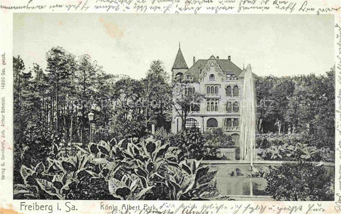 FREIBERG  Sachsen Koenig Albert-Park