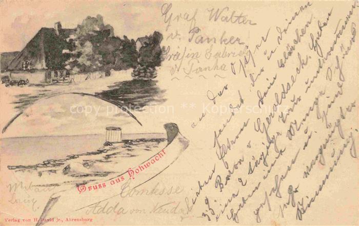 Hohwacht Ostseebad Schleswig-Holstein Kuestenpanorama Strand Reetdachhaus Kuenst