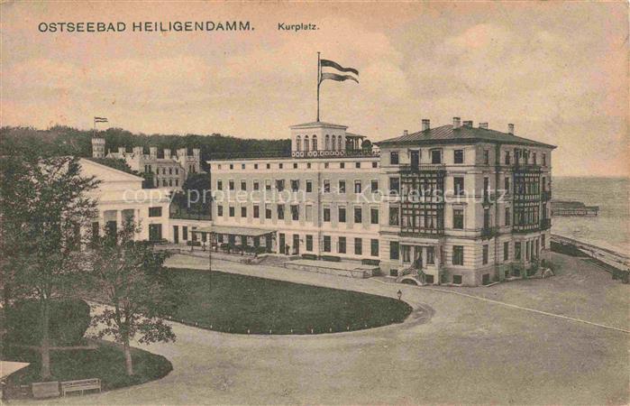 HEILIGENDAMM Ostseebad Bad Doberan Kurplatz Hotel Marine-Post