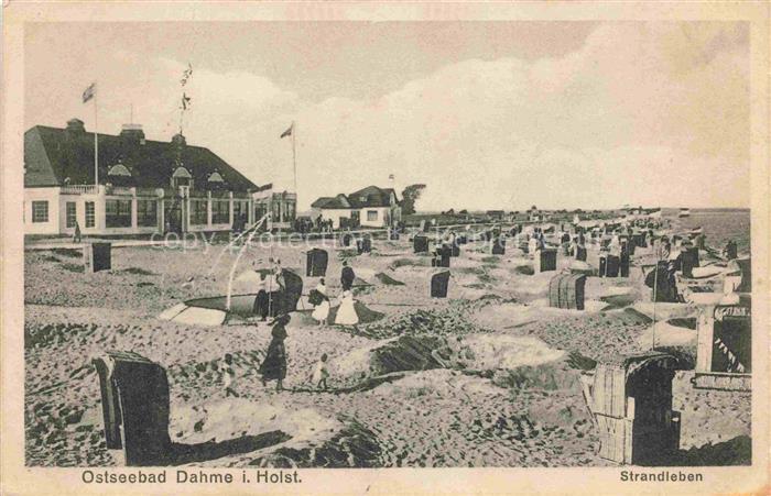DAHME  Ostseebad Holstein Strandleben