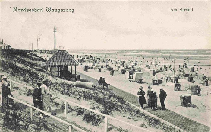 Wangeroog WANGEROOGE Nordseebad Am Strand Promenade