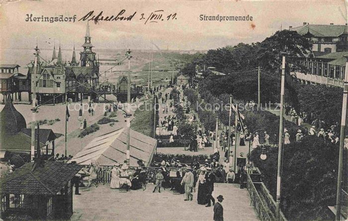 HERINGSDORF  Ostseebad Usedom Strandpromenade