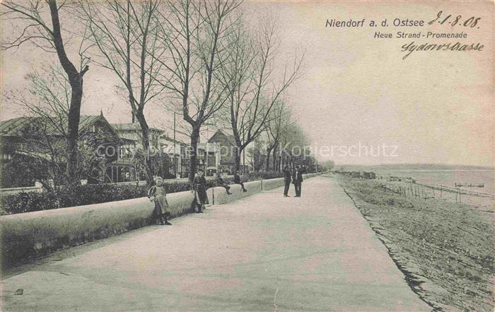 NIENDORF  Ostseebad Timmendorferstrand Neue Strandpromenade
