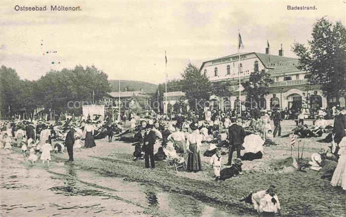 Moeltenort Heikendorf Schleswig-Holstein Badestrand Strandhotel Seeblick