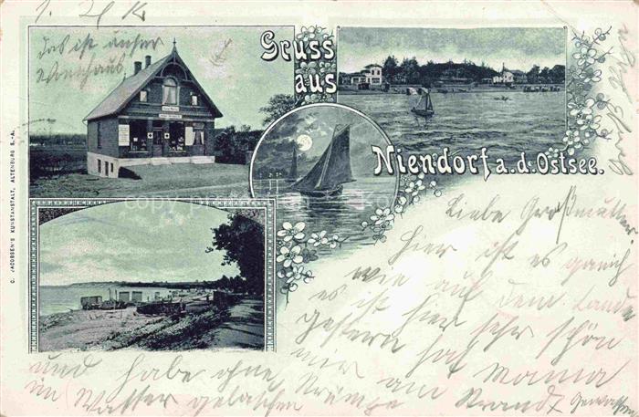 NIENDORF  Ostseebad Timmendorferstrand Teilansichten Strand Promenade Deutsche R