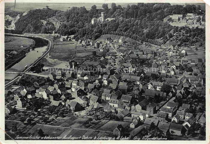 Dehrn Limburg Lahn Sommerfrische Original Fliegeraufnahme