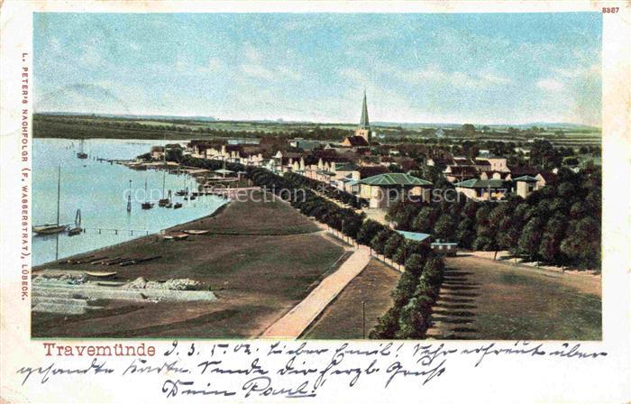 TRAVEMueNDE Ostseebad Kuestenpanorama Luftbild