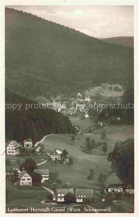 Gaistal Bad Herrenalb BW Panorama Luftkurort im Schwarzwald