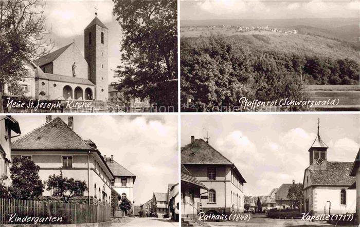 Pfaffenrot Pfaffenroth Marxzell Karlsruhe BW Panorama Schwarzwald Neue St. Josep