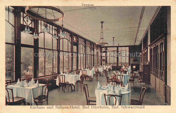 Bad Duerrheim BW Kurhaus und Salinenhotel Restaurant Feldpost