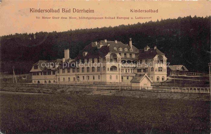 Bad Duerrheim BW Kindersolbad Hoechstgelegenes Solbad Europas und Luftkurort im