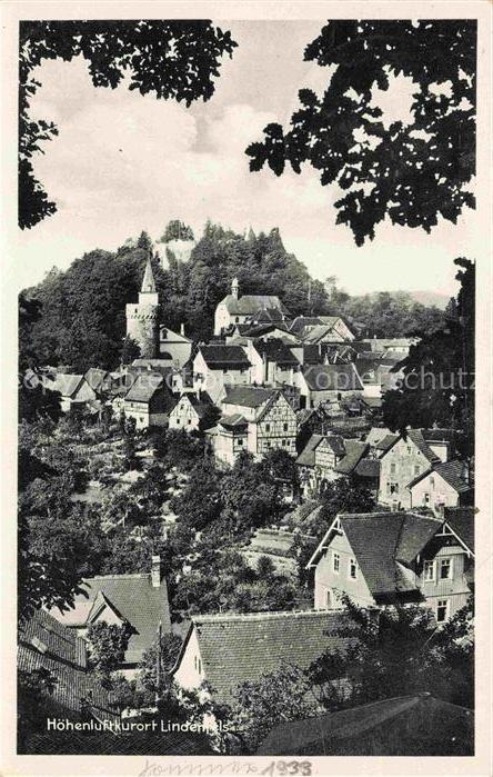 Lindenfels Odenwald Hessen Teilansicht Hoehenluftkurort