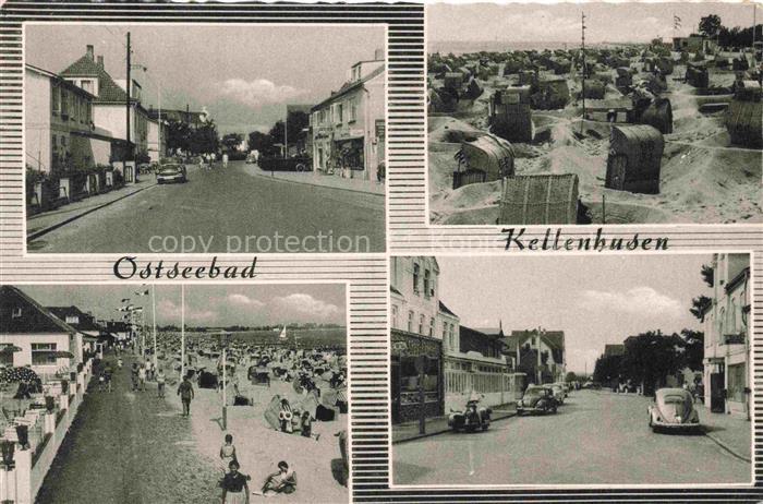 KELLENHUSEN Ostseebad Hauptstrasse Strandleben Promenade