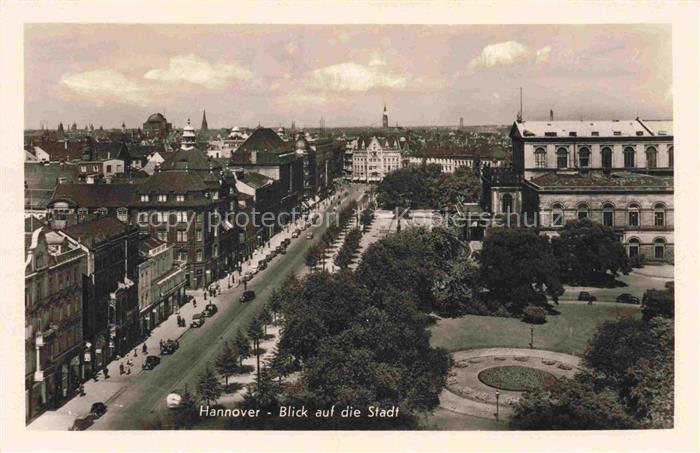 HANNOVER  CITY Panorama Blick auf die Stadt