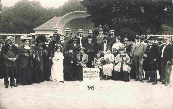 BAD NAUHEIM Erinnerung an die Kur Gruppenbild