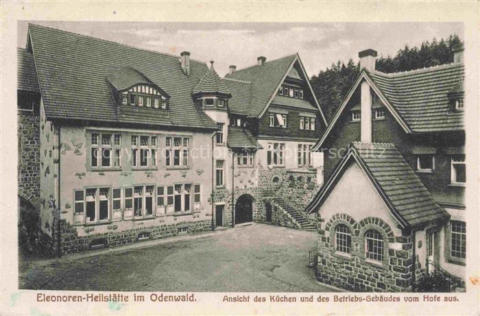 Lindenfels Odenwald Hessen Eleonoren-Heilstaette Kuechen- und Betriebsgebaeude