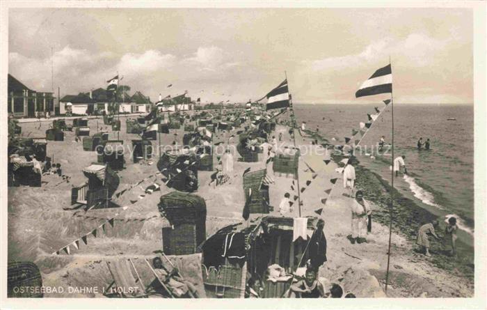 DAHME  Ostseebad Holstein Strandleben