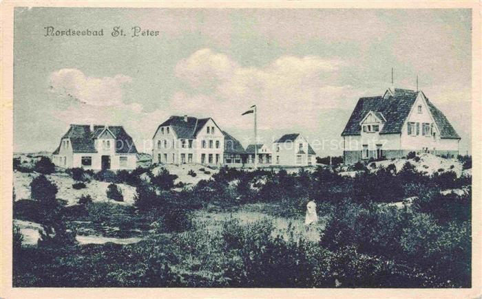 St Peter -Ording Nordseebad Teilansicht