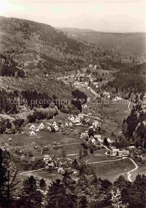 Herrenalb BAD HERRENALB BW Panorama Heilklimatischer Kurort im Gaistal Schwarzwa