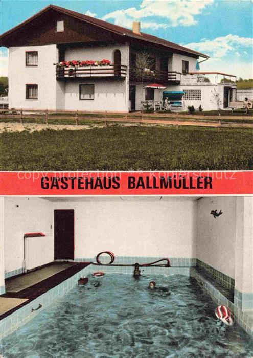 Schoenau Gruenenbach Gaestehaus Ballmueller Hallenbad