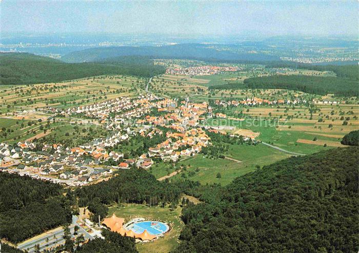 Schoellbronn Ettlingen BW Fliegeraufnahme