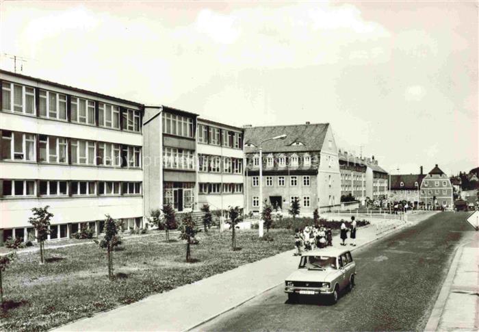 Herrnhut Sachsen Zinzendorfplatz und Loebauer Strasse