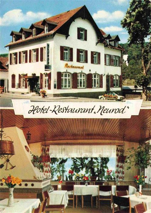 Neurod Reichenbach Waldbronn BW Hotel Restaurant Neurod Kaminzimmer