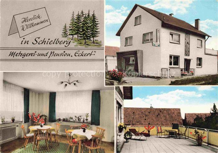 Schielberg Marxzell Karlsruhe BW Metzgerei Pension Eckert Gastraum Terrasse
