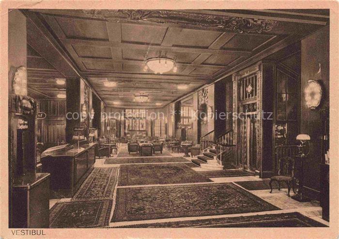 BERLIN  CITY Hotel Der Fuerstenhof Vestibul