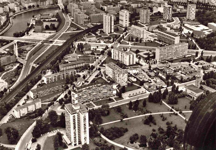 BERLIN  CITY Hansaviertel Errichtung zur Internationalen Bauausstellung 1957 Luf