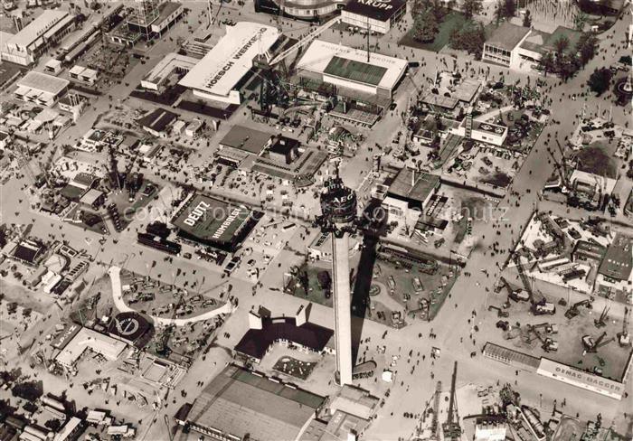 HANNOVER  CITY Hermes-Turm errichtet 1956 Messegelaende