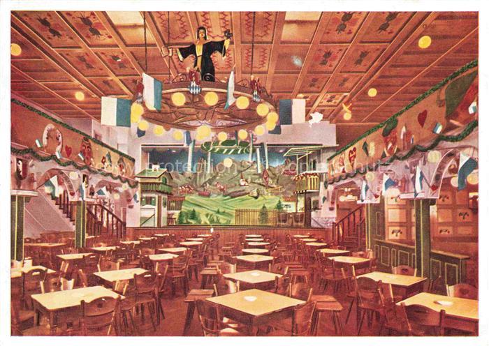 FRANKFURT AM MAIN Maier Gustl's Oberbayern Vergnuegungslokal Gasthaus Saal Kuens
