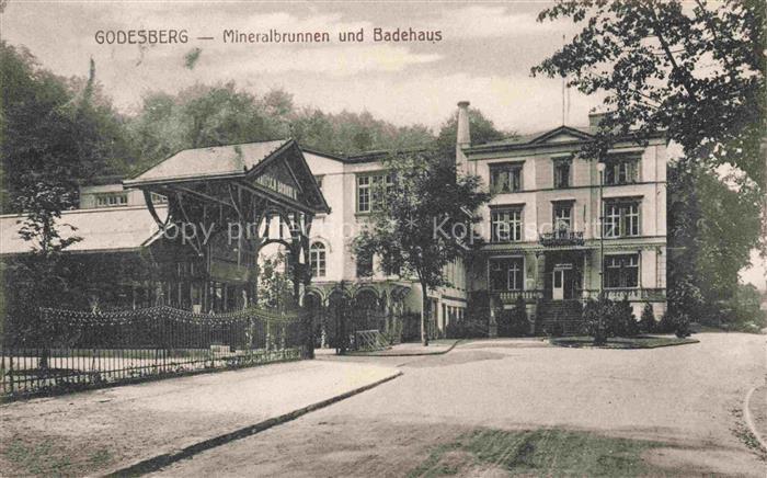 Godesberg Bad Bonn Mineralbrunnen und Badehaus