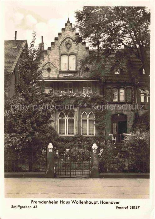 HANNOVER  CITY Fremdenheim Haus Wollenhaupt