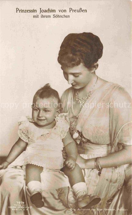 Foto Gustav Liersch Berlin WK1 Prinzessin Joachim Preussen Potsdam