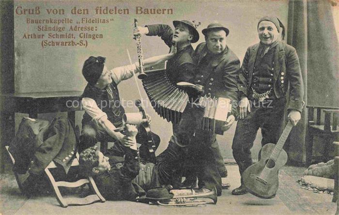 Clingen Kyffhaeuserkreis Thueringen Die fidelen Bauern Bauernkapelle Fidelitas M
