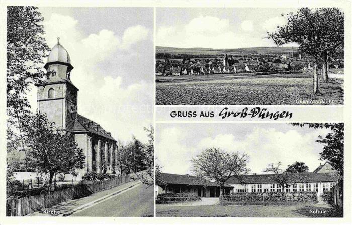 Gross-Duengen Bad Salzdetfurth Niedersachsen Gesamtansicht Schule Kirche